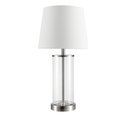 Globe Electric TABLE LAMP CYLDR WH 21""H 67546